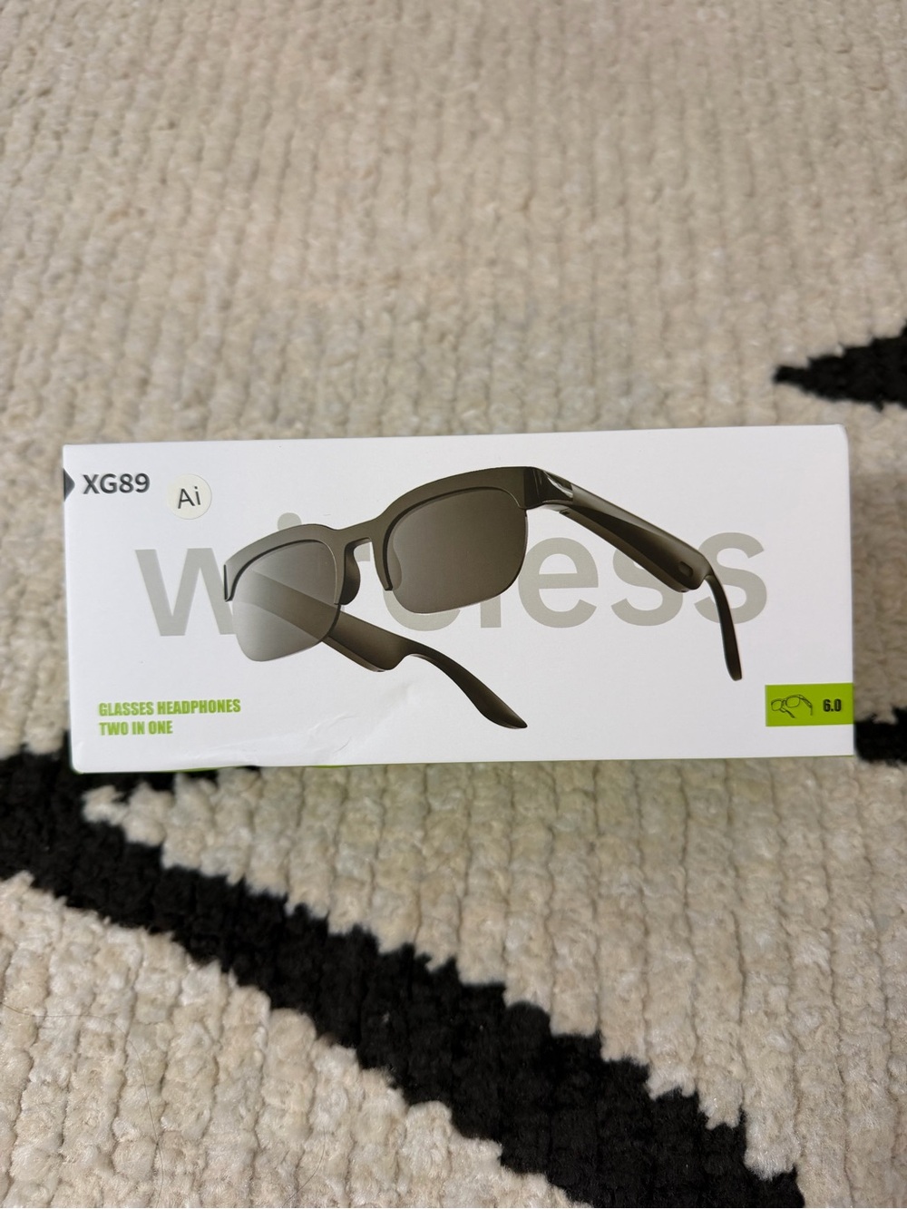 AI Wireless Smart Sunglasses Glasses Headphones Translation Hi-Fi Music Sound